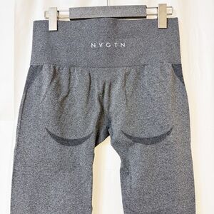 NVGTN Contour Seamless Leggings Speckled Black Large